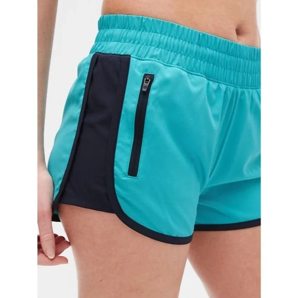 GapFit Color-block Blue Enamel Shorts - Size S - Picture 2 of 9